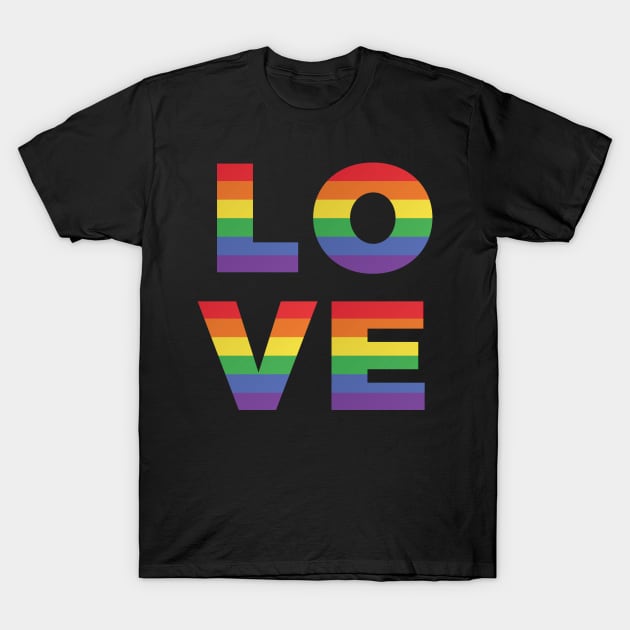 LOVE - LGBT T-Shirt by TFL